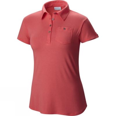 Polo Columbia Spring Drifter Mujer Coral - Chile UYZ706582